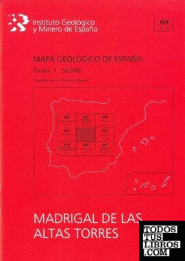 Mapa Geológico de España escala 1:50.000. Hoja 453, Cantalpino