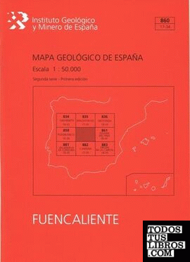 Mapa Geológico de España escala 1:50.000. Hoja 860, Fuencaliente