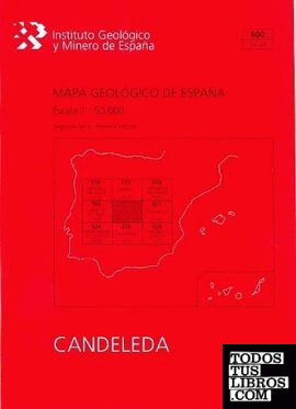 Mapa Geológico de España escala 1:50.000. Hoja 600, Candeleda