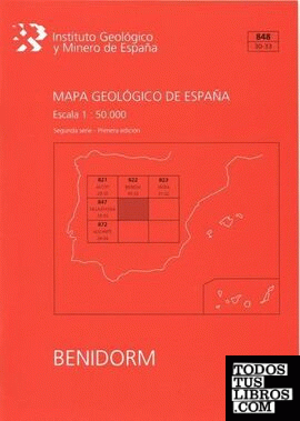 Benidorm, 848: mapa geológico de España escala 1:50.000