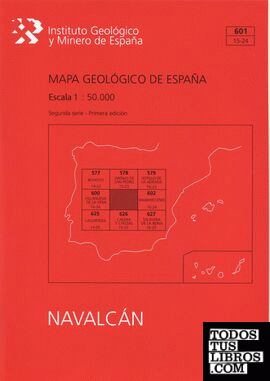 Mapa Geológico de España escala 1:50.000. Hoja 601, Navalcán