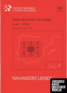 Mapa Geológico de España escala 1:50.000. Hoja 602, Navamorcuende