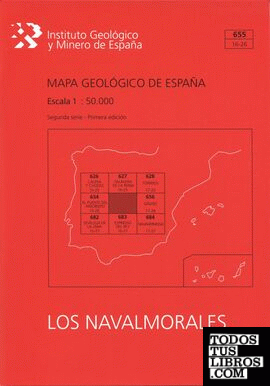 Mapa Geológico de España escala 1:50.000. Hoja 655, Los Navalmorales