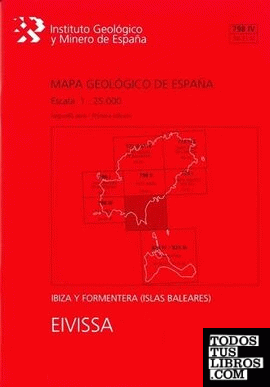 Mapa Geológico de España escala 1:25.000. Eivissa, 798 IV