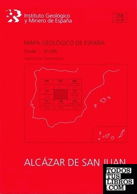 Mapa geológico de España, E 1:50.000.Hoja 713, Alcázar de San Juan