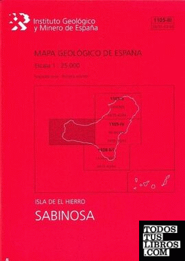 Mapa Geológico de España escala 1:25.000. Sabinosa, 1105-III