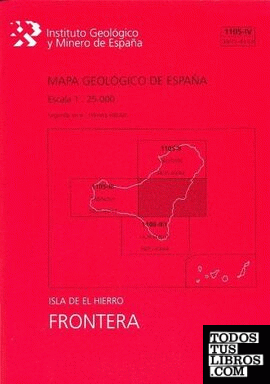 Mapa Geológico de España escala 1:25.000. Frontera, 1105-IV