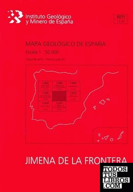 Mapa Geológico de España escala 1:50.000. Hoja 1071, Jimena de la Frontera