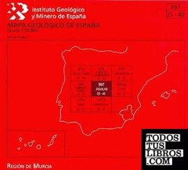 Mapa Geológico de España escala 1:50.000. Edición Digital. Hoja 997, Águilas