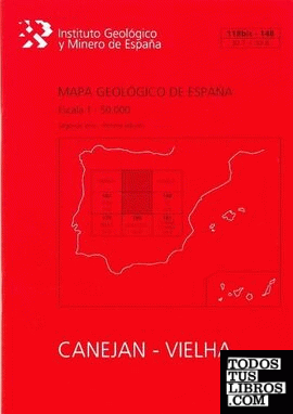 Mapa geológico de España escala 1:50.000. Hoja 118bis - 148. Canejan-Vielha