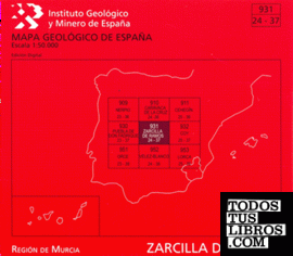 Mapa geológico de España escala 1:50.000. Edición Digital. Zarcilla de Ramos, 931