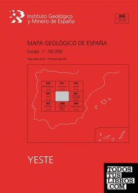 Mapa geológico de España escala 1:50.000. Hoja 866, Yeste