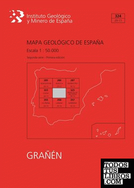Mapa geológico de España escala 1:50.000. Hoja 324, Grañén