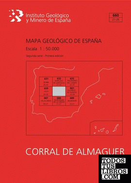 Mapa geológico de España escala 1:50.000. Hoja 660, Corral de Almaguer