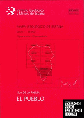 Mapa Geológico de España escala 1:25.000. Hoja 1085-III-IV, El Pueblo