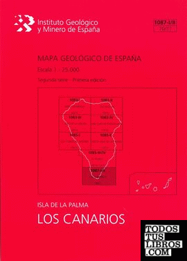 Mapa Geológico de España escala 1:25.000. Hoja 1087-I/II (70/77), Los Canarios