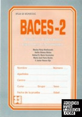 Baces 2. Hoja de respuesta paquete de 25