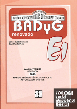 BADyG E1. Manual Técnico