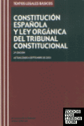 Constitución Española y Ley orgánica del Tribunal Constitucional
