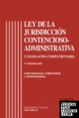 LEY DE LA JURISDICCION CONTENCIOSO-ADMINISTRATIVA