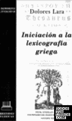 Iniciación a la lexicografía griega