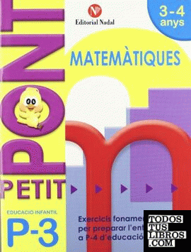 Petit Pont P3, matemàtiques, Educació Infantil