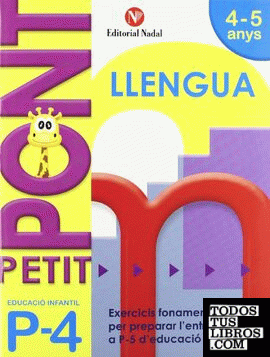 PETIT PONT P4, LLENGUA, EDUCACIÓ INFANTIL