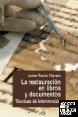 La restauración en libros y documentos
