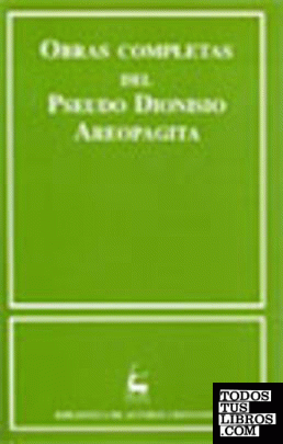 Obras completas del Pseudo Dionisio Areopagita