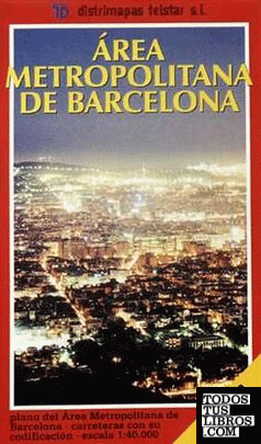 Mapa del área metropolitana de Barcelona