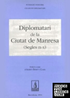 Diplomatari de la Ciutat de Manresa (segles IX-X)