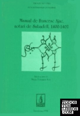 Manual de Francesc Ajac, notari de Sabadell, 1400-1402