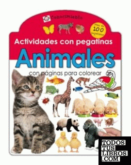 Actividades con pegatinas: Animales