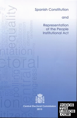 Spanish Constitution and representation of the people institutional act