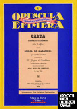 Carta 
                histórico-artística de la Lonja de Mallorca : 1835