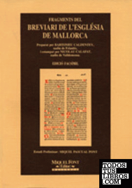 Fragments                  del breviari de l'església de Mallorca