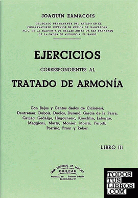 Ejercicios Armonía Vol. III