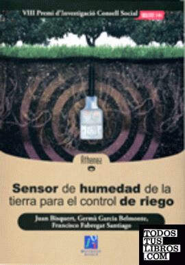 Sensor de humedad de la tierra para el control de riego