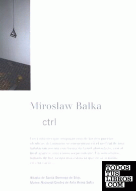 Miroslaw Balka. Ctrl