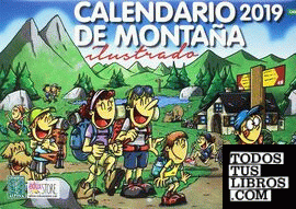 Calendario de montaña ilustrado 2019