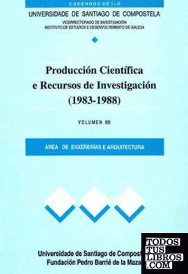 Producción científica e recursos de investigación (1983-1988) XIII