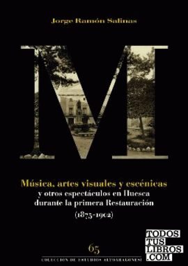 Música, artes visuales y escénicas y otros espectáculos en Huesca durante la primera Restauración