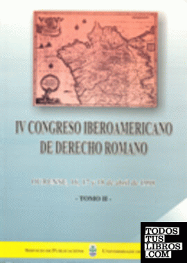 IV Congreso Iberoamericano de Derecho Romano