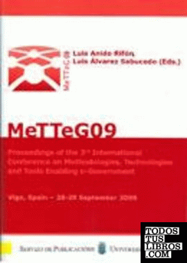 MeTTeG09. Proceedings of the 3rd International Conference on Methodologies, Tech