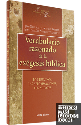 Vocabulario razonado de exégesis bíblica