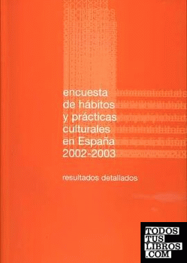 Encuesta de hábitos y prácticas culturales en España 2002-2003