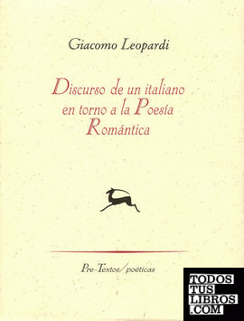  Discurso de un italiano en torno a la poesía romántica
