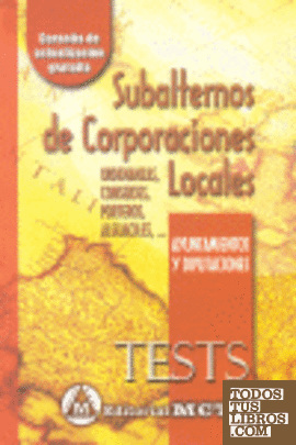 Subalternos de Corporaciones Locales, Tests