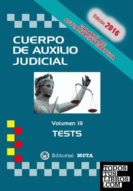 Cuerpo de auxilio judicial III test