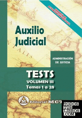 Auxilio Judicial. Tests Vol. III